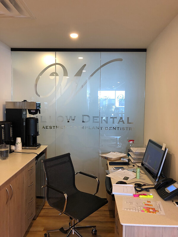 Willow Dental signage